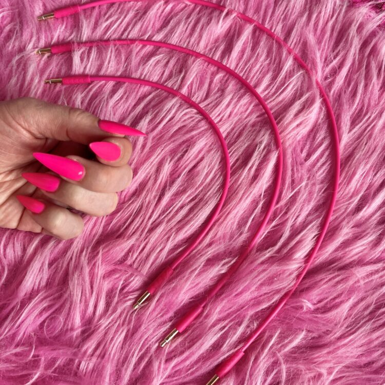 Pink Eurorack Patch Cable